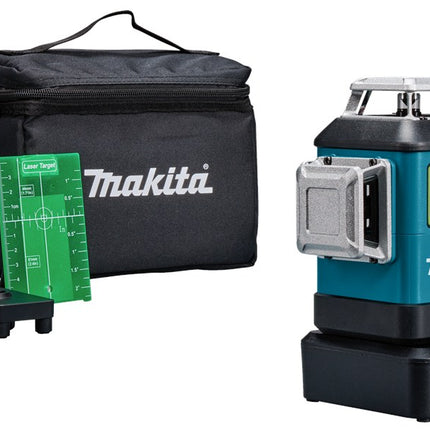 Afbeelding Makita 12 v max multilijn laser groen 3x 360° SK700GD