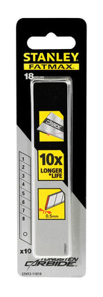 Afbeelding STANLEY carbide reserve afbreekmessen 18mm STHT2-11818