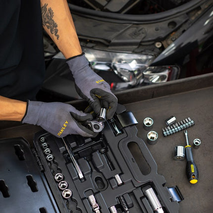 STANLEY DOPSLEUTELSET 1/4" - 38 DELIG