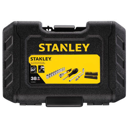 STANLEY DOPSLEUTELSET 1/4" - 38 DELIG