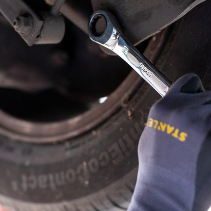 Afbeelding STANLEY ringsteeksleutelset met ratelring 7 delig STMT82846-0