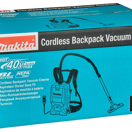 Afbeelding Makita 40 v max rugstofzuiger voor schoonmaak VC011GZ