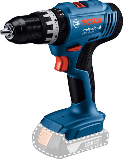 BOSCH GSB 18V-25 KLOPSCHROEFBOORMACHINE DOOS (accu klopboormachine)
