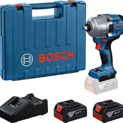 Bosch GDS 18V-780 ACCU SLAGMOERAANZETTER L-BOXX - 2X GBA 18V 5,0 AH (accu slagmoersleutel)