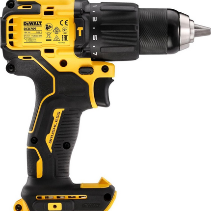 DeWalt DCD709N-XJ 18V XR BRUSHLESS COMPACTE SCHROEF-/KLOPBOORMACHINE (accu klopboormachine)