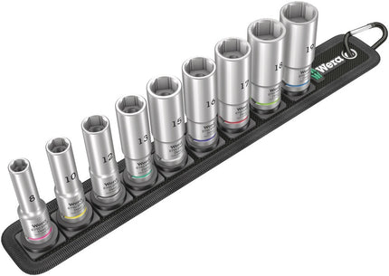 Belt B Deep 1 Doppen set, met 3/8