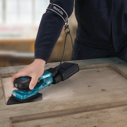 Makita BO006CGZ XGT 40V Max 100x150mm Handpalm Deltaschuurmachine (accu schuurmachine)