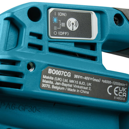 Makita BO007CGZ01 XGT 40V Max 93x185mm Vlakschuurmachine (accu schuurmachine)