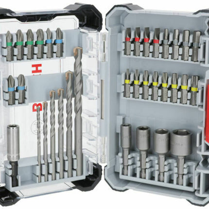 Bosch 35-delige boor- en bitset voor beton en steen - 2607017728
