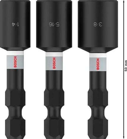 Bosch Dopbit impact 3-delig 8/10/13mm - 2608521U64