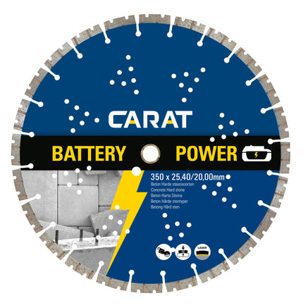 Carat Diamantzaag Beton Ø350x25,4x20mm Battery Power - CBP3004200