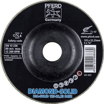 Afbeelding PFERD TOOLS afbraamschijf ergonomisch CC-GRIND-SOLID-DIAMOND