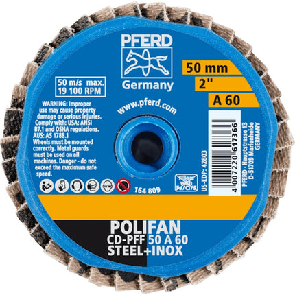 Afbeelding PFERD TOOLS lamellenschijf, vlak CD/CDR PFF A