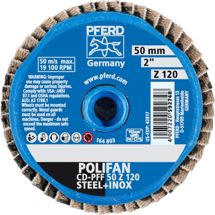 Afbeelding PFERD TOOLS lamellenschijf, vlak CD/CDR PFF Z