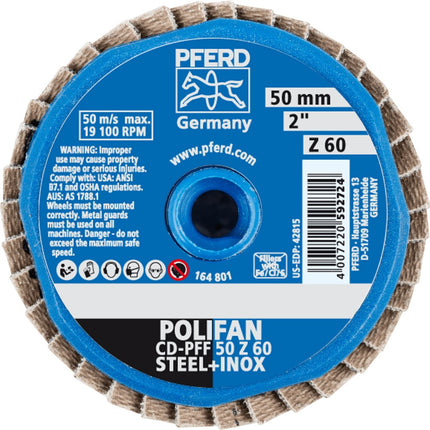 Afbeelding PFERD TOOLS lamellenschijf, vlak CD/CDR PFF Z