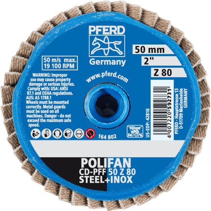 Afbeelding PFERD TOOLS lamellenschijf, vlak CD/CDR PFF Z