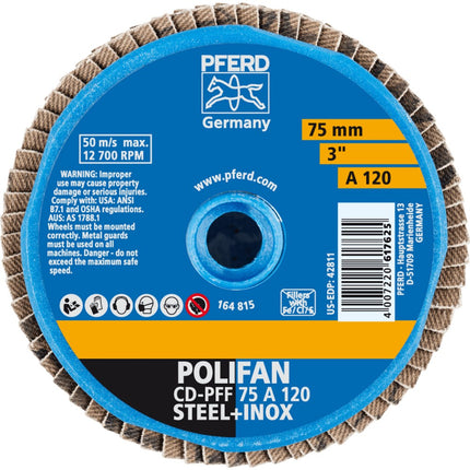 Afbeelding PFERD TOOLS lamellenschijf, vlak CD/CDR PFF A