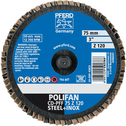 Afbeelding PFERD TOOLS lamellenschijf, vlak CD/CDR PFF Z
