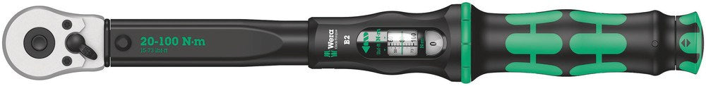 Click-Torque B 2 draaimomentsleutel met omschakelratel, 3/8 duim, 20 - 100 Nm