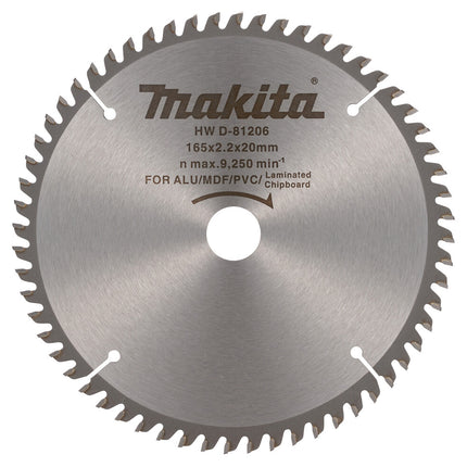 Makita Multizaagblad 165x20mm 60T 5G - D-81206
