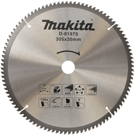 Makita Multizaagblad 305x30mm 100T 5G - D-81979