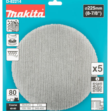 Makita Schuurgaasschijf 225mm A80 Velcro - D-82214