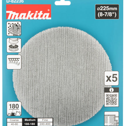 Makita Schuurgaasschijf 225mm A180 Velcro - D-82236
