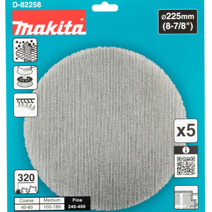 Makita Schuurgaasschijf 225mm A320 Velcro - D-82258
