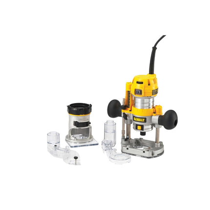 DeWalt D26204K-QS Inval/bovenfrees met verwisselbare zool, 900 watt - 8 MM, koffer