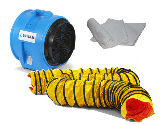 DRYFAST VENTILATOR DAF7500 SET          MET 1 STOFZAK EN 1 SLANG 10M