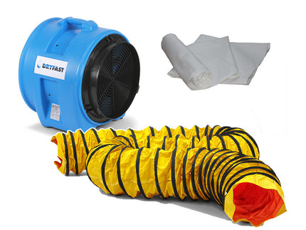 DRYFAST VENTILATOR DAF7500 SET          MET 1 STOFZAK EN 1 SLANG 10M
