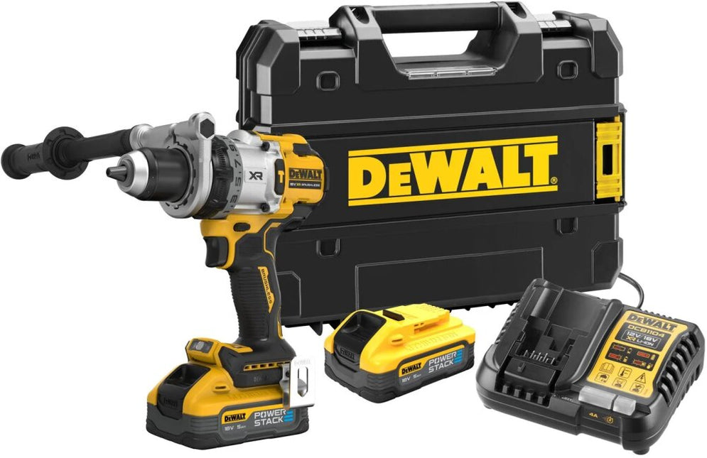 DEWALT DCD1007H2T-QW 18V XR Premium 3-Snelheden Schroef-/Klopboormachine (accu klopboormachine)
