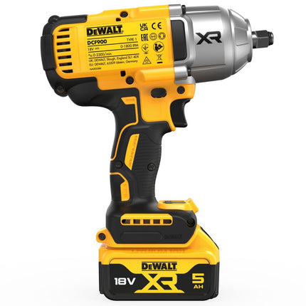 DeWalt 18V XR Slagmoersleutel 1/2" Brushless Heavy Duty 1.898Nm 23501409 (accu slagmoersleutel)