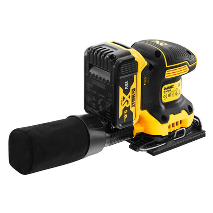 DeWalt DCW200P2-QW 18V XR Brushless 1/4 vel Vlakschuurmachine (accu schuurmachine)