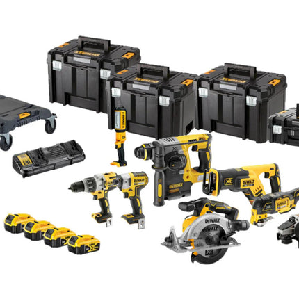 DeWalt DCK853P4T-QW 18V XR BRUSHLESS 8-DELIGE SET (DCD996 + DCF887 + DCG405 + DCH273 +