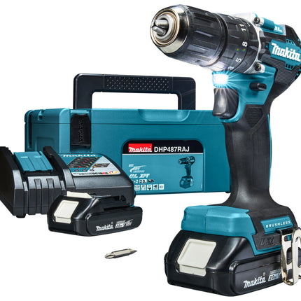 Makita DHP487RAJ 18V Klopboor-/Schroefmachine (accu klopboormachine)