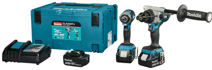 Makita DLX2550TJ LXT 18V Combiset Klopboren en Slagschroeven (Makita gereedschapset)