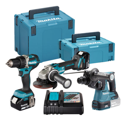 Makita DLX3197JX1 LXT 18V Combiset 3 Machines in Mbox