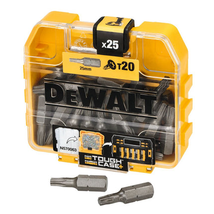 DeWALT DP42-QZ 25-Delige T20 Schroefbitset 25mm in Opbergcassette