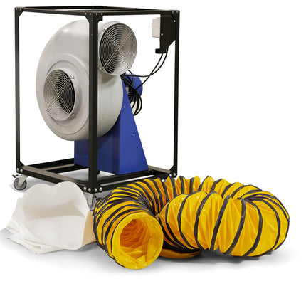 DRYFAST VENTILATOR TFV300 SET MET 1 STOFZAK EN 1 SLANG 10M