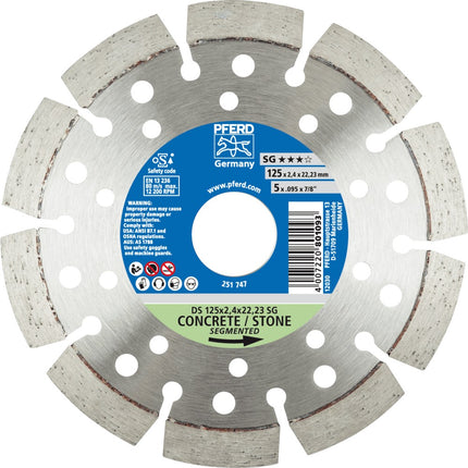 Afbeelding PFERD TOOLS diamant zaagblad droog DS SG