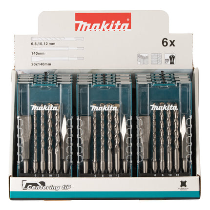 Makita B2S: SDS-Plus Betonboor-/Beitelset 6-Delig - E-15746-12
