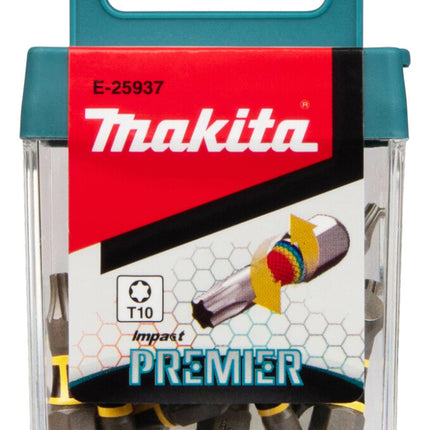 Makita Impact Premier Slagschroefbits T10x25mm 15st - E-25937