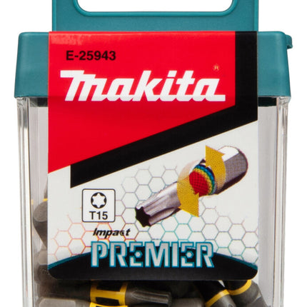 Makita Impact Premier Slagschroefbits T15x25mm - E-25943