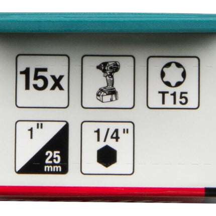 Makita Impact Premier Slagschroefbits T15x25mm - E-25943