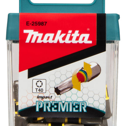 Makita Impact Premier Slagschroefbits T40x25mm 15st - E-25987