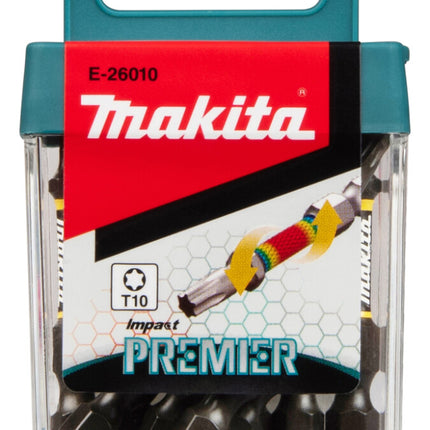 Makita Impact Premier Slagschroefbit T10x50mm 10st - E-26010
