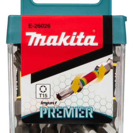 Makita Impact Premier Slagschroefbit T15x50mm 10st - E-26026