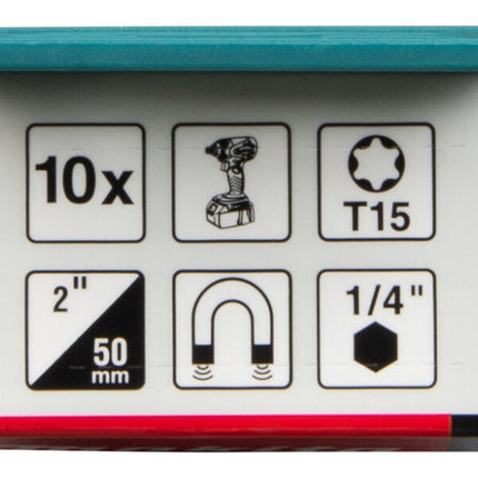 Makita Impact Premier Slagschroefbit T15x50mm 10st - E-26026