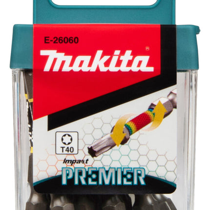 Makita Impact Premier Slagschroefbit T40x50mm 10st - E-26060
